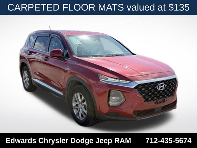 Scarlet Red 2019 Hyundai Santa Fe SUV / Crossover Front-Wheel Drive 8-Speed Automatic