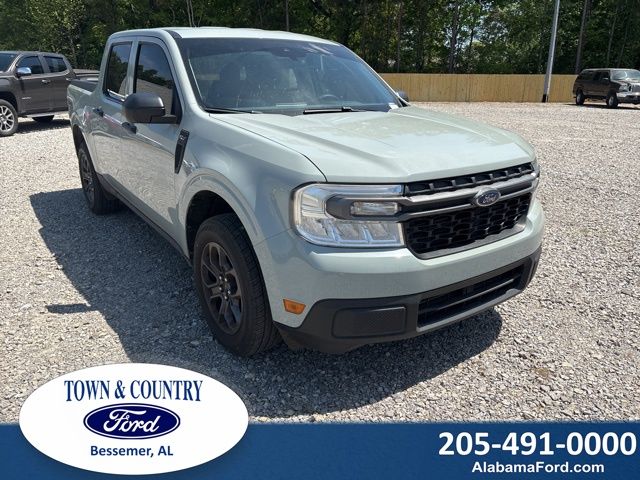 Cactus Gray 2022 Ford Maverick XLT SuperCrew AWD Pickup Truck All-Wheel Drive 8-Speed Automatic