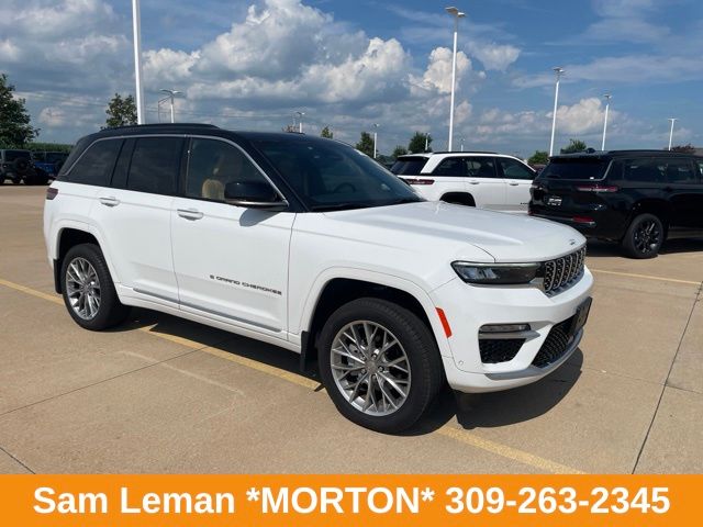 Bright White Clearcoat 2024 Jeep Grand Cherokee SUV / Crossover Four-Wheel Drive 8-Speed Automatic
