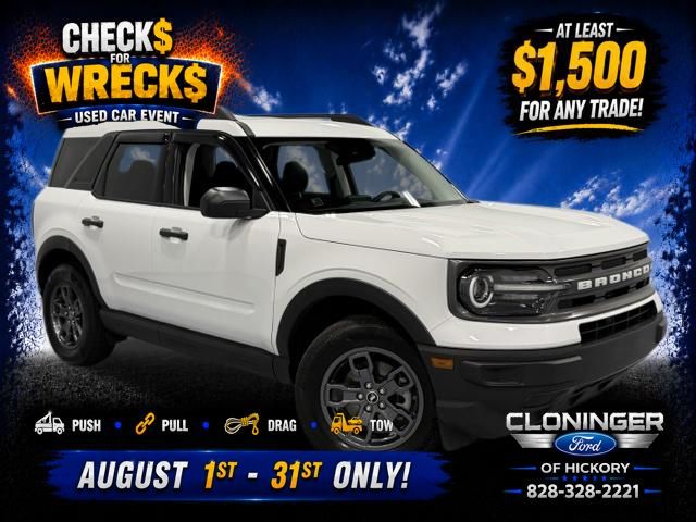 Oxford White 2024 Ford Bronco Sport SUV / Crossover All-Wheel Drive 8-Speed Automatic