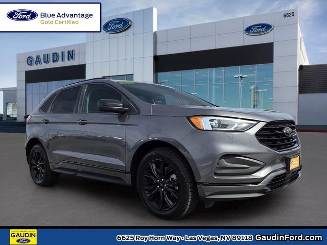 Gray Metallic 2022 Ford Edge SUV / Crossover All-Wheel Drive 8-Speed Automatic