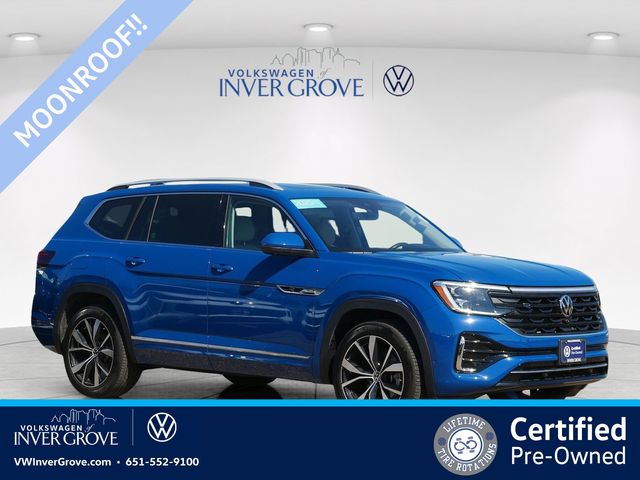Mountain Lake Blue 2025 Volkswagen Atlas SUV / Crossover All-Wheel Drive 8-Speed Automatic