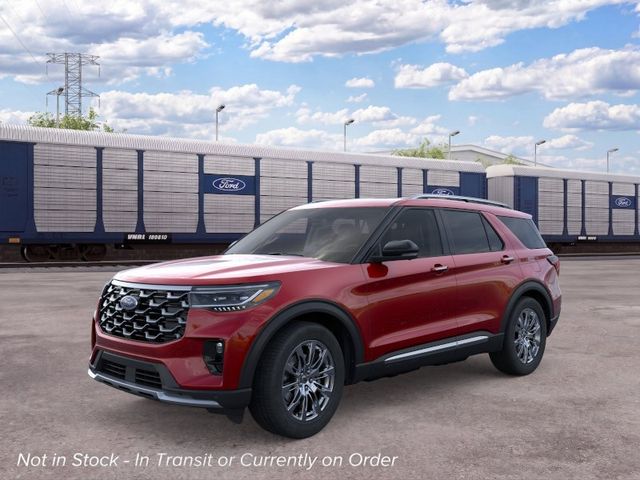 Rapid Red Metallic Tinted Clearcoat 2026 Ford Explorer SUV / Crossover Rear-Wheel Drive Automatic