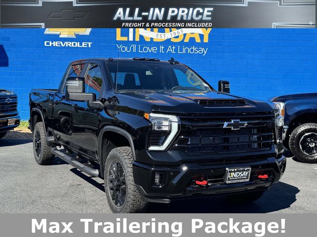 Black 2026 Chevrolet Silverado 2500HD LT Crew Cab 4WD Pickup Truck Four-Wheel Drive Automatic
