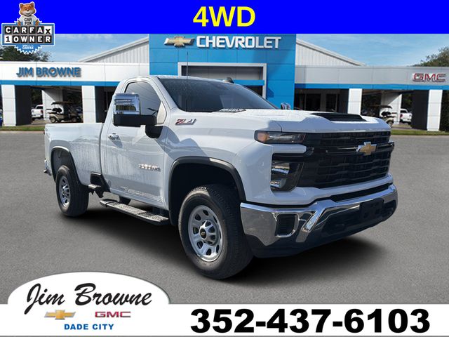 Summit White 2024 Chevrolet Silverado 3500HD Pickup Truck Four-Wheel Drive Automatic