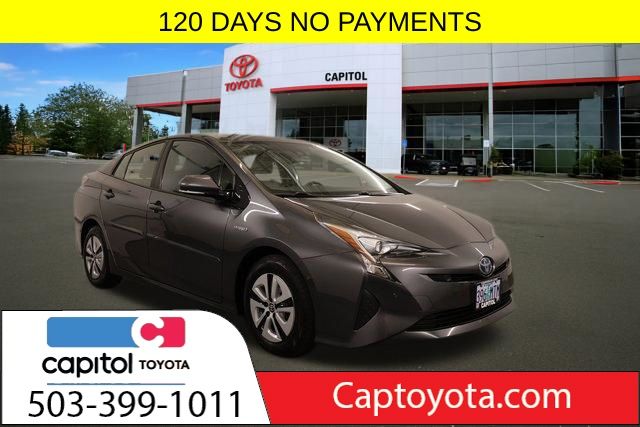 Magnetic Gray Metallic 2017 Toyota Prius Hatchback Front-Wheel Drive Continuously Variable Transmission