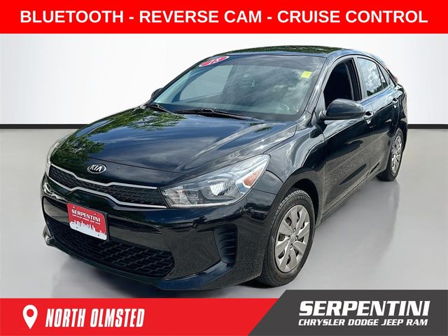 Aurora Black 2018 Kia Rio S Sedan Front-Wheel Drive 6-Speed Automatic