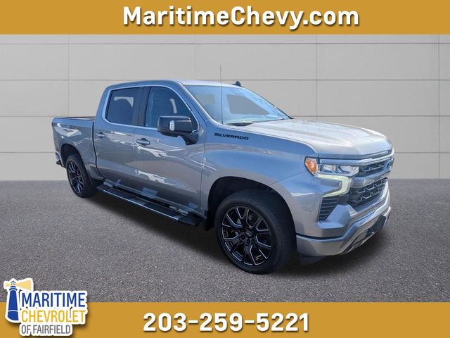 Sterling Gray Metallic 2025 Chevrolet Silverado 1500 RST Crew Cab 4WD Pickup Truck Four-Wheel Drive Automatic
