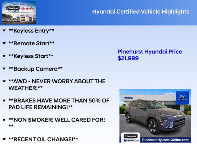 Used 2025 Hyundai Kona SUV