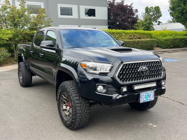 Black 2018 Toyota Tacoma TRD Sport Double Cab LB 4WD Pickup Truck Four-Wheel Drive 6-Speed Automatic