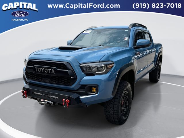 Blazing Blue Pearl 2018 Toyota Tacoma Pickup Truck Four-Wheel Drive 6-Speed Automatic