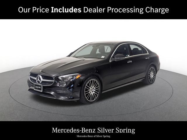Black 2023 Mercedes-Benz C-Class Sedan All-Wheel Drive 9-Speed Automatic