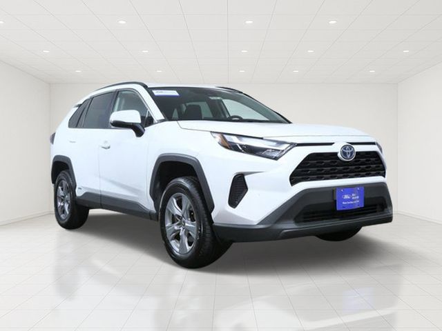 White 2022 Toyota RAV4 Hybrid SUV / Crossover All-Wheel Drive Continuously Variable Transmission
