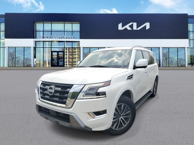 Aspen White Tricoat 2023 Nissan Armada SUV / Crossover Four-Wheel Drive 7-Speed Automatic