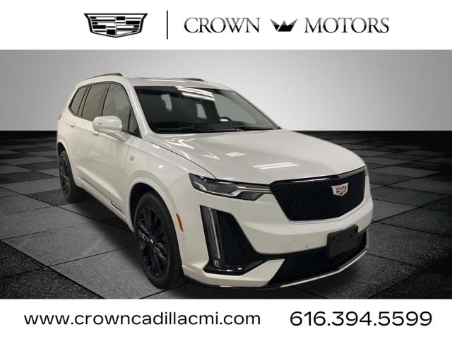 Crystal White 2023 Cadillac XT6 SUV / Crossover Four-Wheel Drive 9-Speed Automatic