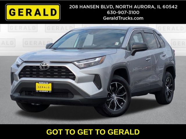 Silver 2023 Toyota RAV4 LE AWD SUV / Crossover All-Wheel Drive 8-Speed Automatic