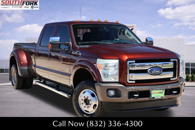 Bronze 2016 Ford F-350 Super Duty King Ranch Crew Cab LB DRW 4WD Pickup Truck Four-Wheel Drive 6-Speed Automatic