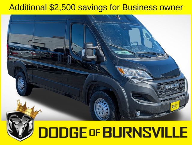 Black Clearcoat 2026 RAM ProMaster 1500 Tradesman 136 High Roof Cargo Van FWD Van Front-Wheel Drive 9-Speed Automatic