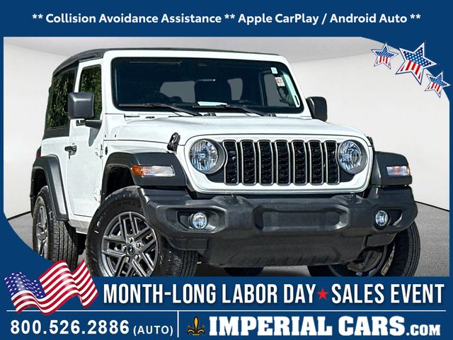 Bright White Clearcoat 2025 Jeep Wrangler SUV / Crossover Four-Wheel Drive 6-Speed Manual
