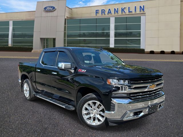 Black 2021 Chevrolet Silverado 1500 LTZ Crew Cab 4WD Pickup Truck Four-Wheel Drive Automatic