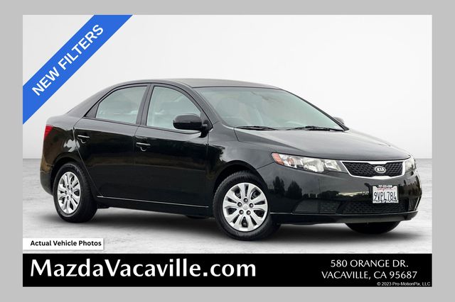 Aurora Black Pearl 2013 Kia Forte Sedan Front-Wheel Drive 6-Speed Automatic Overdrive
