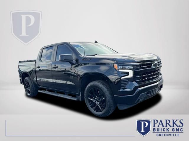 Black 2023 Chevrolet Silverado 1500 Pickup Truck Four-Wheel Drive Automatic