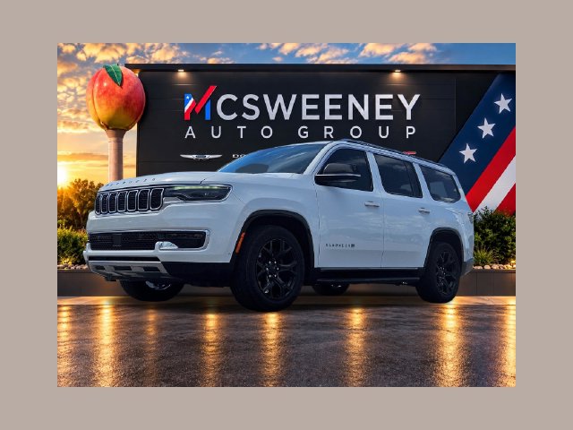 Bright White Clearcoat 2023 Jeep Wagoneer SUV / Crossover Four-Wheel Drive 8-Speed Automatic