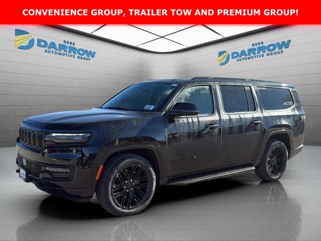 Diamond Black Crystal Pearlcoat 2025 Jeep Wagoneer L Series II 4WD SUV / Crossover Four-Wheel Drive 8-Speed Automatic