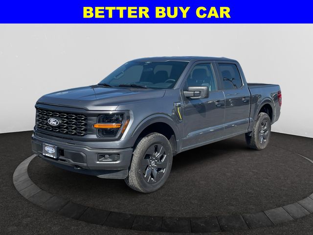 Gray Metallic 2025 Ford F-150 Pickup Truck Four-Wheel Drive Automatic