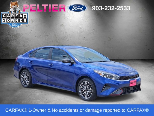 Deep Sea Blue 2024 Kia Forte Sedan Front-Wheel Drive Continuously Variable Transmission