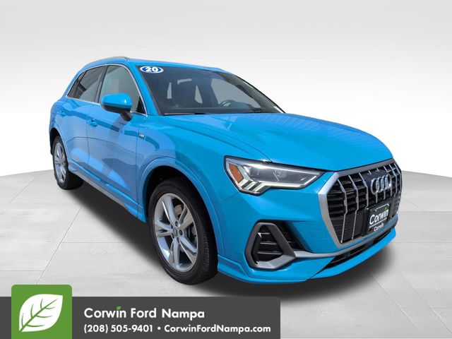Turbo Blue 2020 Audi Q3 quattro Premium Plus S Line 45 TFSI SUV / Crossover All-Wheel Drive 8-Speed Automatic