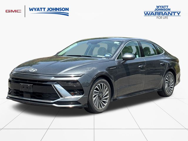Portofino Gray 2025 Hyundai Sonata Hybrid Sedan Front-Wheel Drive 6-Speed Automatic