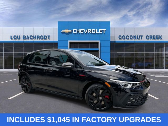 Deep Black 2023 Volkswagen Golf GTI Hatchback Front-Wheel Drive 7-Speed Dual Clutch