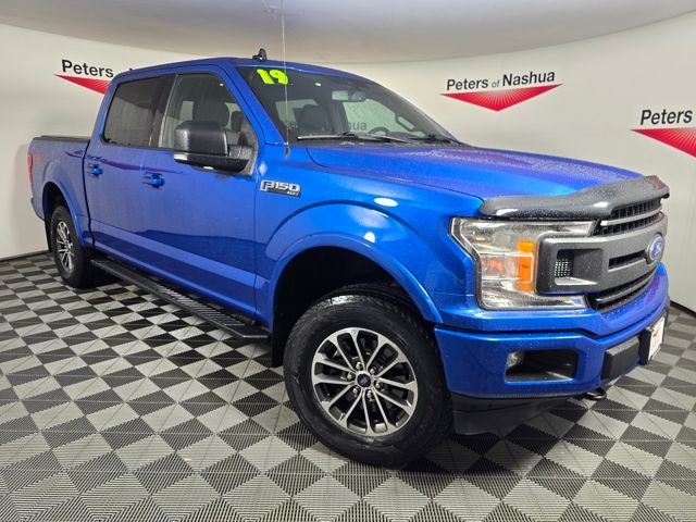 Blue Metallic 2019 Ford F-150 Pickup Truck Four-Wheel Drive Automatic