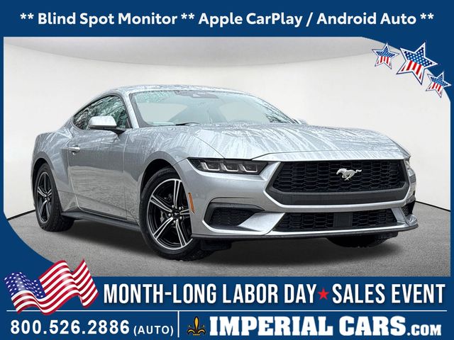 Iconic Silver Metallic 2025 Ford Mustang Coupe Rear-Wheel Drive Automatic