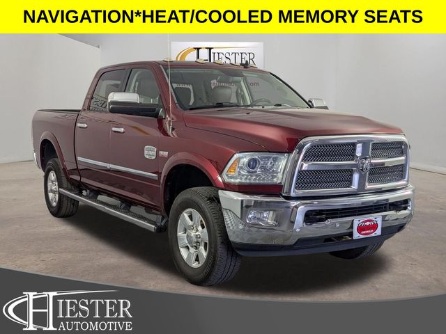 Delmonico Red Pearlcoat 2016 RAM 2500 Laramie Longhorn Crew Cab 4WD Pickup Truck Four-Wheel Drive 6-Speed Automatic