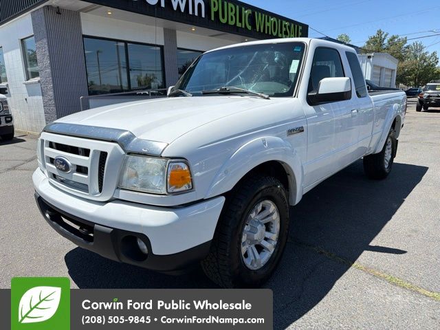 Oxford White 2010 Ford Ranger Pickup Truck Four-Wheel Drive 5-Speed Automatic Overdrive