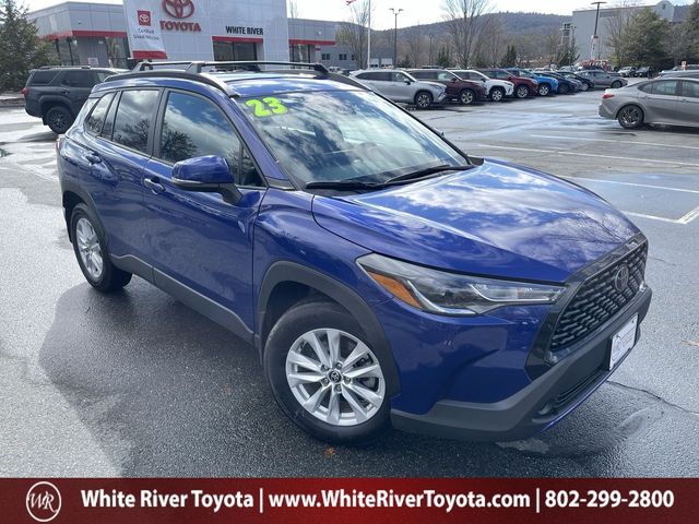 Blue Crush Metallic 2023 Toyota Corolla Cross LE AWD SUV / Crossover All-Wheel Drive Continuously Variable Transmission