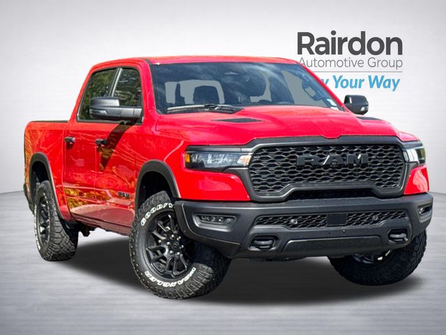 Flame Red Clearcoat 2025 RAM 1500 Pickup Truck Four-Wheel Drive 8-Speed Automatic