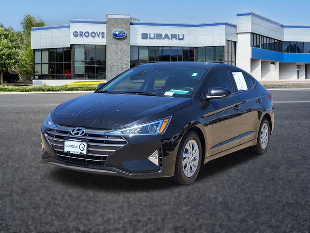 Phantom Black 2020 Hyundai Elantra Sedan Front-Wheel Drive Continuously Variable Transmission