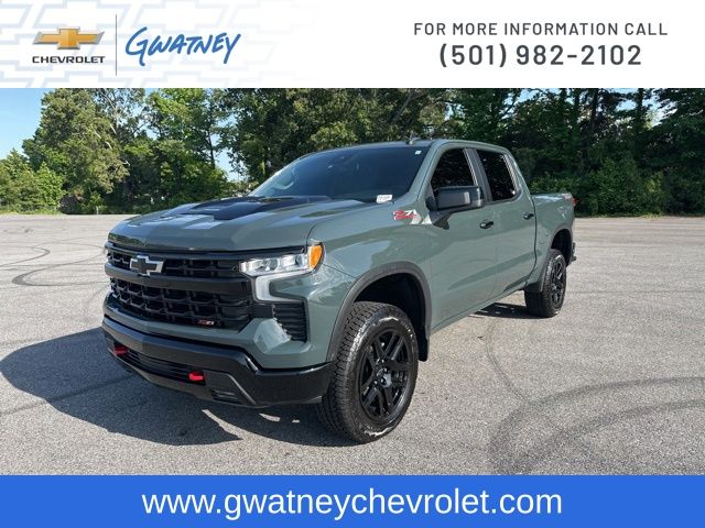 Cypress Gray 2025 Chevrolet Silverado 1500 Pickup Truck Four-Wheel Drive Automatic