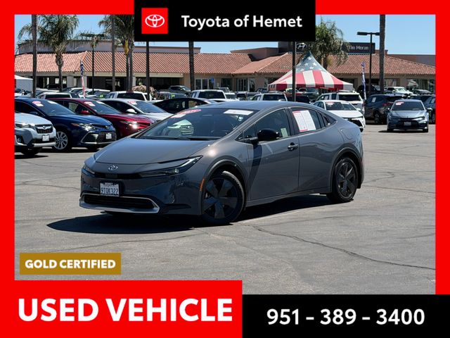 Gray 2025 Toyota Prius Plug-In Hybrid Hatchback Front-Wheel Drive Continuously Variable Transmission