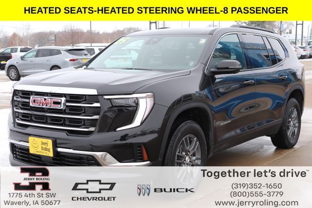Black (Ebony Twilight Metallic) 2025 GMC Acadia Elevation AWD SUV / Crossover Four-Wheel Drive 8-Speed Automatic
