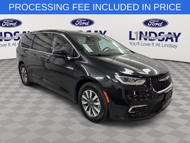 Brilliant Black Crystal Pearlcoat 2023 Chrysler Pacifica Hybrid Touring L FWD Minivan Front-Wheel Drive Continuously Variable Transmission