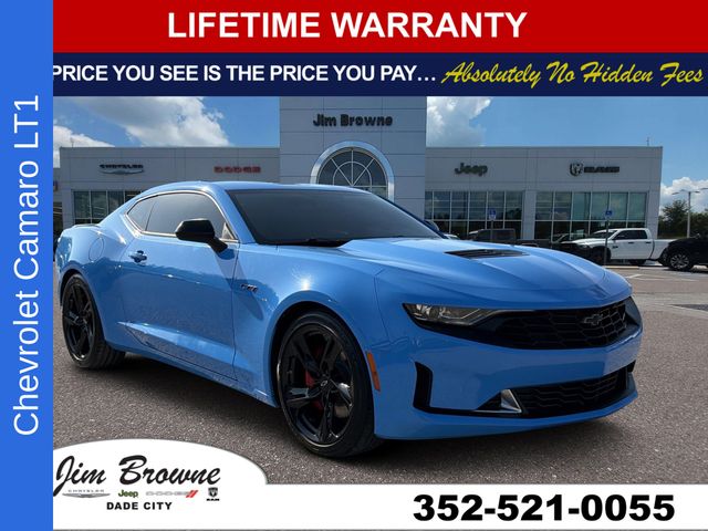 Rapid Blue 2022 Chevrolet Camaro Coupe Rear-Wheel Drive Automatic