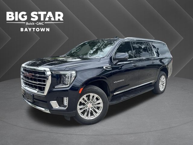 2021 GMC Yukon XL SLT Blue at Bayway Cadillac of The Woodlands