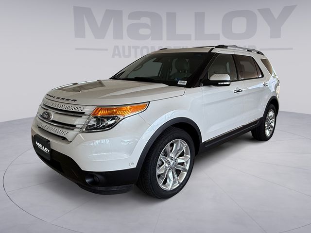 White Platinum Clearcoat Metallic 2014 Ford Explorer Limited 4WD SUV / Crossover All-Wheel Drive 6-Speed Automatic