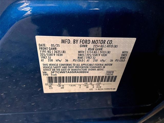 2025 Ford Maverick Lobo Standard Blue at Bob Ruth Ford