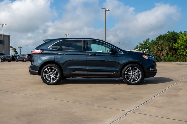 2024 Ford Edge Titanium Blue at DeMontrond Ford