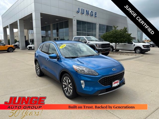 Blue Metallic 2020 Ford Escape SUV / Crossover All-Wheel Drive 8-Speed Automatic